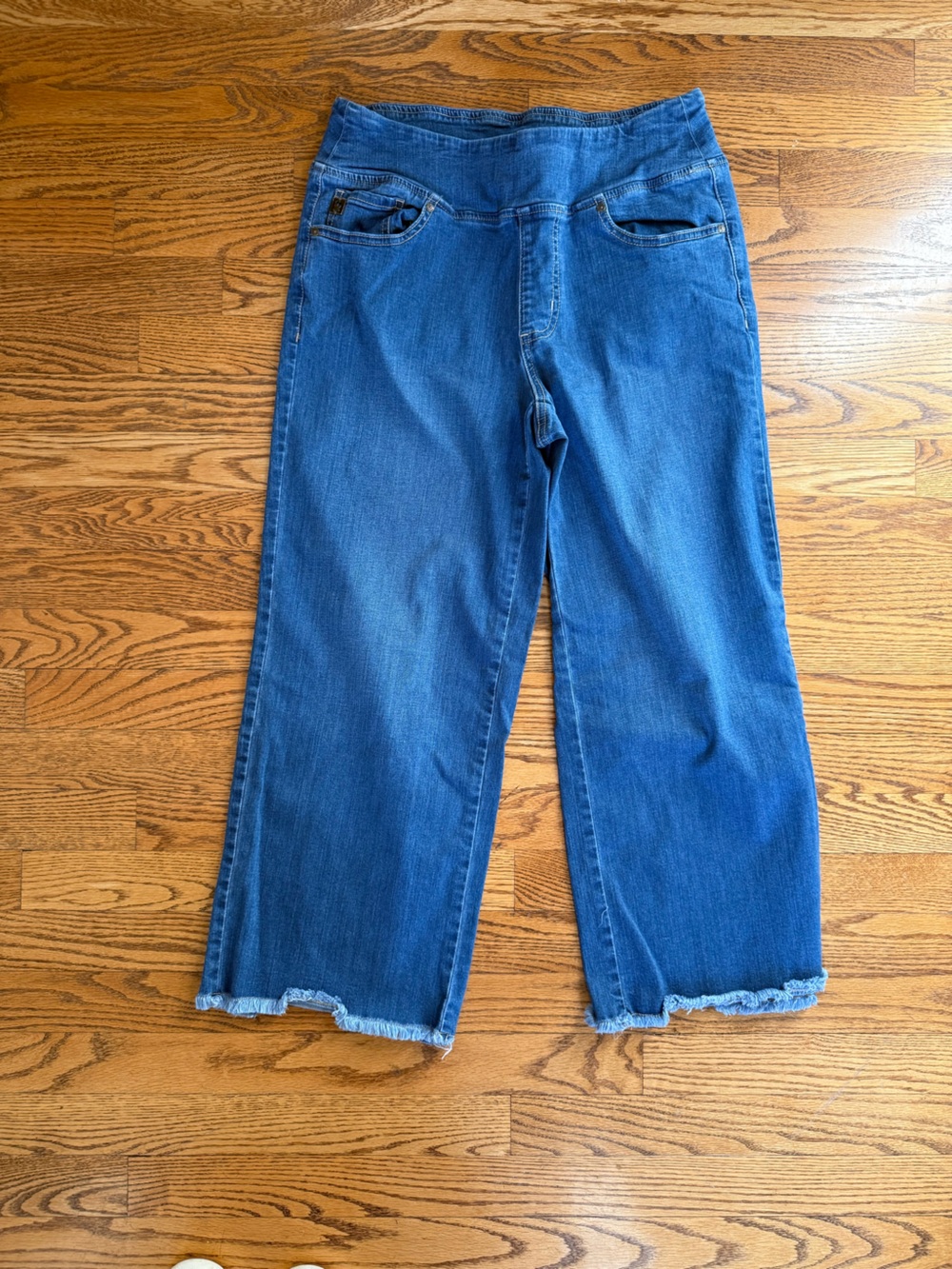 Belle by Kim Gravel Women's Straight Blue Denim Jeans